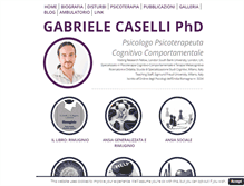 Tablet Screenshot of gabrielecaselli.it